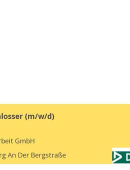 Betriebsschlosser (m/w/d) - Hirschberg (Bergstraße)