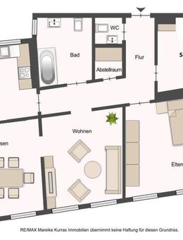 Dachgeschosswohnung (ca. 110 m²) mit Balkon zum selbst nutzen oder vermieten - 6 % Rendite möglich - Wilhelmshaven