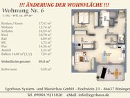 MODERNE 3-ZIMMER-WOHNUNG MIT BALKON - Neubauprojekt WHG NR. 6 - Bissingen