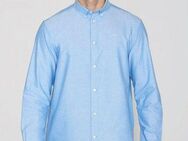 KnowledgeCotton Apparel Langarmhemd HARALD mit Button-Down-Kragen