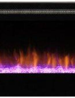 Dimplex Elektrokamin Prism 74", schwarz,mit Heizung, Fernbedienung, Optiflame® Flammeneffekt