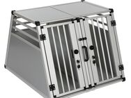 Autohundebox AluRide Doppelbox - B 80 x T 92 x H 65 cm (Größe L)