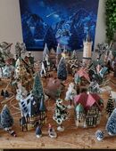 Weihnachtliche Miniatur Stadt in 28832