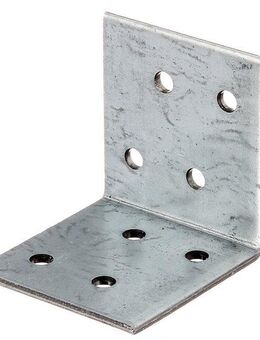 Alberts Winkelverbinder, LxB: 40x40 mm, sendzimirverzinkt, (Set, 50-St), Handwerkerpack