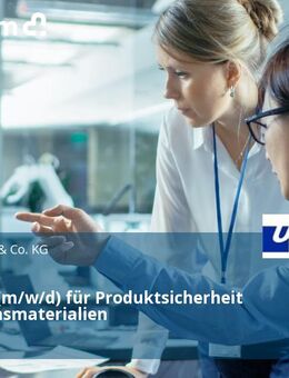 Manager (m/w/d) für Produktsicherheit Verbrauchsmaterialien - Ulm
