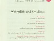 APUZ 48/2011 - Aus Politik und Zeitgeschichte - Wehrpflicht und Zivildienst - Grünberg