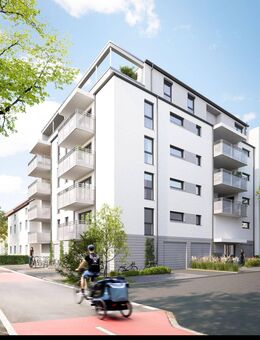 Balkon und Gartenanteil: Geräumige 3-Zimmer-Wohnung mit Terrasse in den Innenhof - Kolbermoor