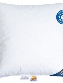 andeo Federkopfkissen ANDEO, Füllung: 70% 'Federn & 30% Daune, Bezug: Bio-Baumwolle, NATÜRLICH AUSGEZEICHNET SCHLAFEN