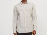 Jack & Jones Langarmhemd JJESUMMER LINEN BLEND SHIRT LS SN