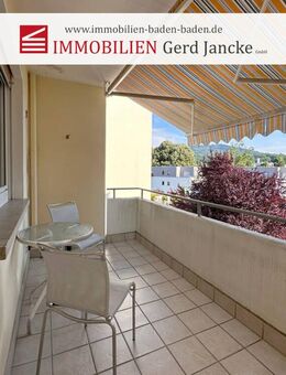 Baden-Baden, sehr gut geschnittene 3-Zimmer-Wohnung mit Balkon & Garage - Baden-Baden