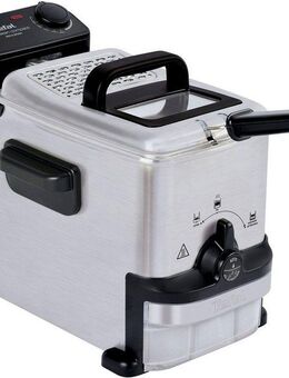 Tefal Fritteuse FR7016 Oleoclean Compact, 1500 W, 2 L, Deckel mit Filter, Sichtfenster, Temperaturkontrolle, FR7016