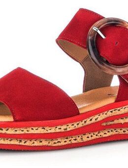Gabor Keilsandalette, Plateau, Sommerschuh, Sandale mit trendigem Zierschnalle