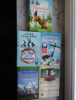 Jörg Maurer Alpen-Krimis Kommissar Jennerwein Bestseller 5 Bücher zus. 13,- - Flensburg