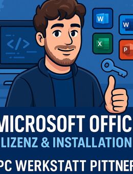 Microsoft Office inkl. Lizenz & Installation PC Werkstatt Pittner - Kirchdorf (Amper)