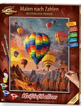 Schipper Malen nach Zahlen Meisterklasse Premium - Heißluftballons, Made in Germany