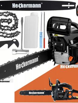 Benzin Kettensäge Motorsäge im XXXL Starter Set 5,4 PS Forst Set 34251 - Wuppertal