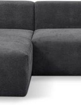 WERK2 Ecksofa Zeus-L modern und zeitlos, Breite 253cm, bequemes Sofa, Curvy Trend Ecksofa mit urbaner Optik