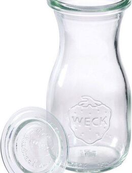 APS Vorratsglas 6er Set Weck-Flaschen mit Deckel, Ø 5,5 cm, Höhe ca. 11,5 cm, 150 ml, Glas, (Set, 6-tlg), aus Mamor
