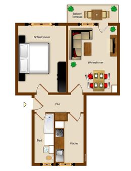 Kleine 2-Raum Wohnung sucht Mieter - Weißenfels