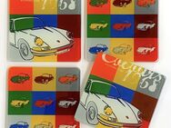 4 St Porsche 1968 Team Salzburg Design Bierdeckel Untersetzer Getränke Gläser NEU OVP - Neustadt (Hessen)