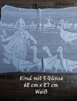 Tischdecke / Decke Kind mit 5 Gänsen - Hannover Buchholz-Kleefeld