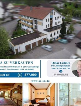 Großes, schönes Haus mit Blick auf die Schwarzwaldberge im Heidelbeerdorf Enzklösterle - Enzklösterle