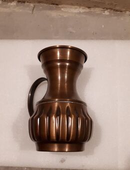 Kelch aus Messing Vase Krug ca. 133 m/m hoch mit Henkel - Kiel Neumühlen-Dietrichsdorf