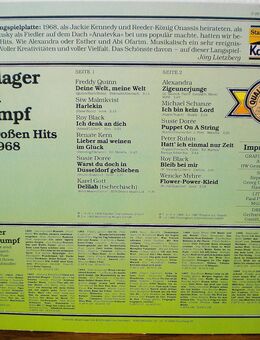 Schlager sind Trumpf-Die großen Hits aus 1968-Vinyl-LP,Karussell - Linnich