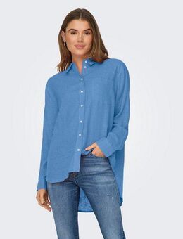 ONLY Longbluse ONLTOKYO L/S LINEN BLEND SHIRT mit Leinen