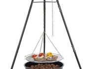 Tepro Holzkohlegrill Schwenkgrill Cary, BxTxH: 110x110x162 cm