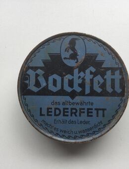 Dose Werbung Sammler Antik Bockfett Lederfett - Fulda