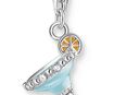 THOMAS SABO Charm-Einhänger Cocktail blau, 1930-041-7, mit Zirkonia (synth) in 00000