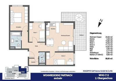 WOHNRESIDENZ PARTNACH - 4 Zi Wohnung - C12