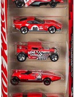 Hot Wheels Spielzeug-Auto Mattel 80th Anniversary 5-Pack