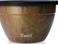 S'well Salatschüssel S'well Onyx Salad Bowl Kit, 1.9L, Edelstahl, (3-tlg), Therma-S'well®-Technologie, vakuumisolierten Außenschale