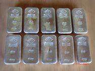 10 x 1 KG Barren Feinsilber DEGUSSA - Thale Westerhausen