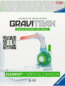 Ravensburger Kugelbahn-Bausatz GraviTrax Element Vertical Cannon, Made in Europe