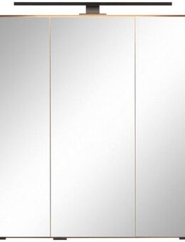 welltime Spiegelschrank Trento, verschiedene Ausführungen und Farben Breite 60 cm, mit 3D-Effekt, Spiegeltüren, Inklusive LED-Beleuchtung