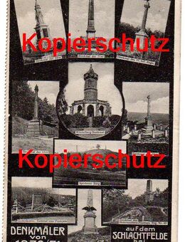 Alte Ansichtskarte "Denkmäler von 1870/71 Saarbrücken", 1907 - Landsberg
