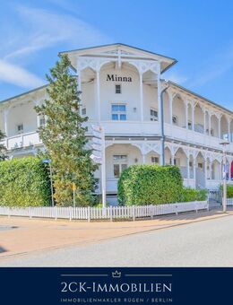 stilvoll und zentral: 3-Zimmer-Ferienwohnung im Hochparterre, 88 m², großer Balkon, Stellplatz inkl. - Göhren (Mecklenburg-Vorpommern)