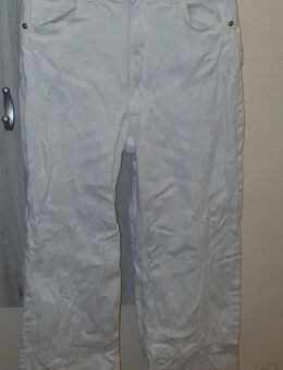 Weiße highwaist baggy Schlaghose von Divided Größe S(36) - Darmstadt