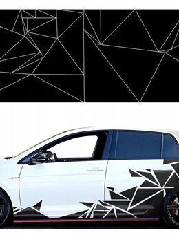 Aufkleber für Auto - Camo Camouflage Dreiecke (42 Stück) Set22 - Ingolstadt