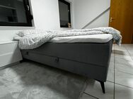 Boxspring Bett ohne Kopfteil mit Bettkasten - Mannheim