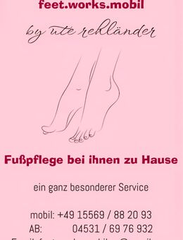 mobile Fußpflege in Bad Oldesloe und Umgebung - Bad Oldesloe