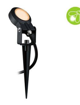 Paulmann LED Gartenstrahler Plug & Shine Sting Einzelspot IP67 2200K 6,3W Anthrazit, LED fest integriert, insektenfreundlich