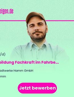 Ausbildung Fachkraft im Fahrbetrieb (m/w/d) - Hamm