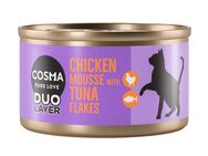 Cosma DUO Layer 6 x 70 g - Hühnchenmousse mit Thunfischstückchen
