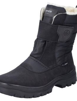 Rieker Winterstiefel, Klettboots mit Lammwollfutter, Flip Grip-Laufsohle und TEX-Membran