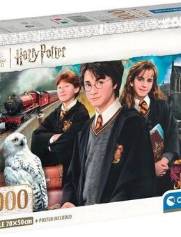 Clementoni® Puzzle High Quality Collection, Harry Potter, 1000 Puzzleteile, Made in Europe