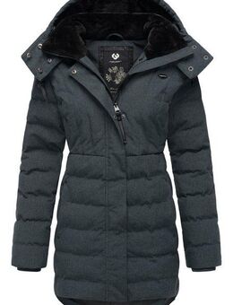 Ragwear Kurzmantel Ashanta Wasserdichter Winterparka mit gefütterter Kapuze